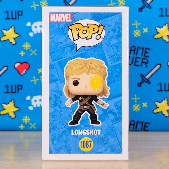 Funko PoP X-Men Longshot #1087 Walgreens Exclusive Vinyl Figure + Protector NIB - Picture 2 of 9
